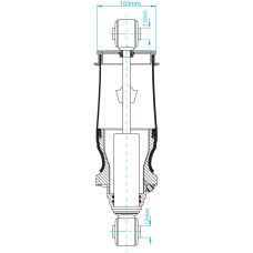 Air Spring & Shocker Assembly - Man TGA / TGS (Rear)